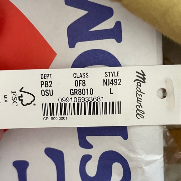 Madewell Quilted Women’s Jacket in Mustard - Picture 5 of 5